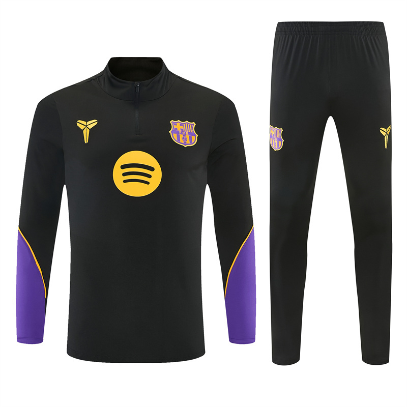 26/27 Barcelona Black Tracksuits