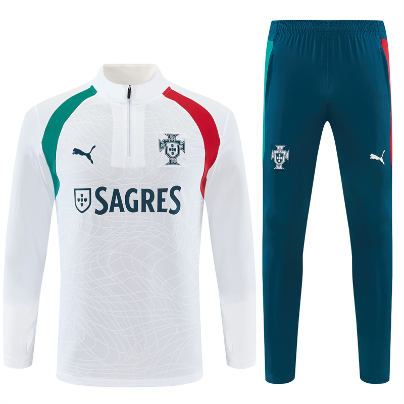 26/27 Portugal White Tracksuits
