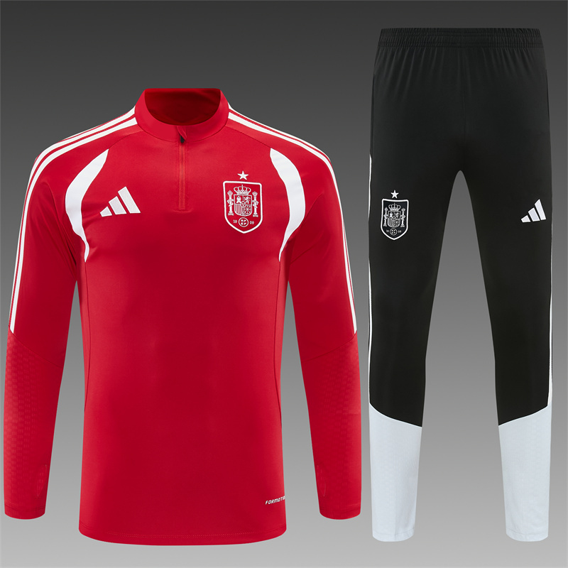 26/27 Spain Red and White Tracksuits