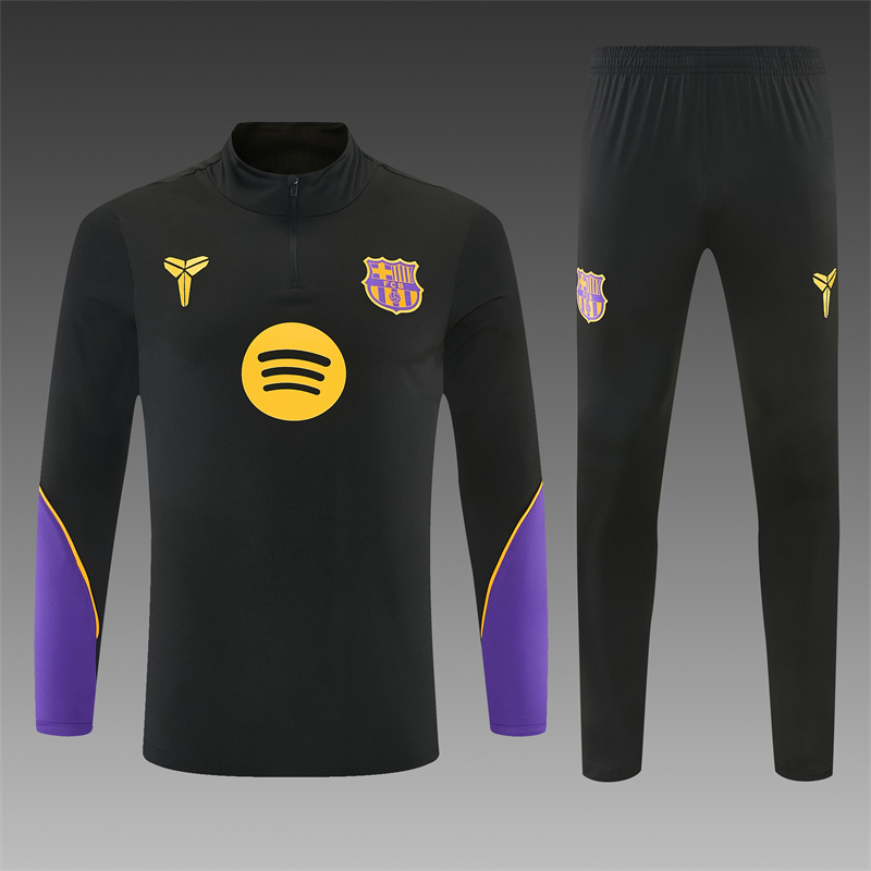 26/27 Barcelona Black Tracksuits
