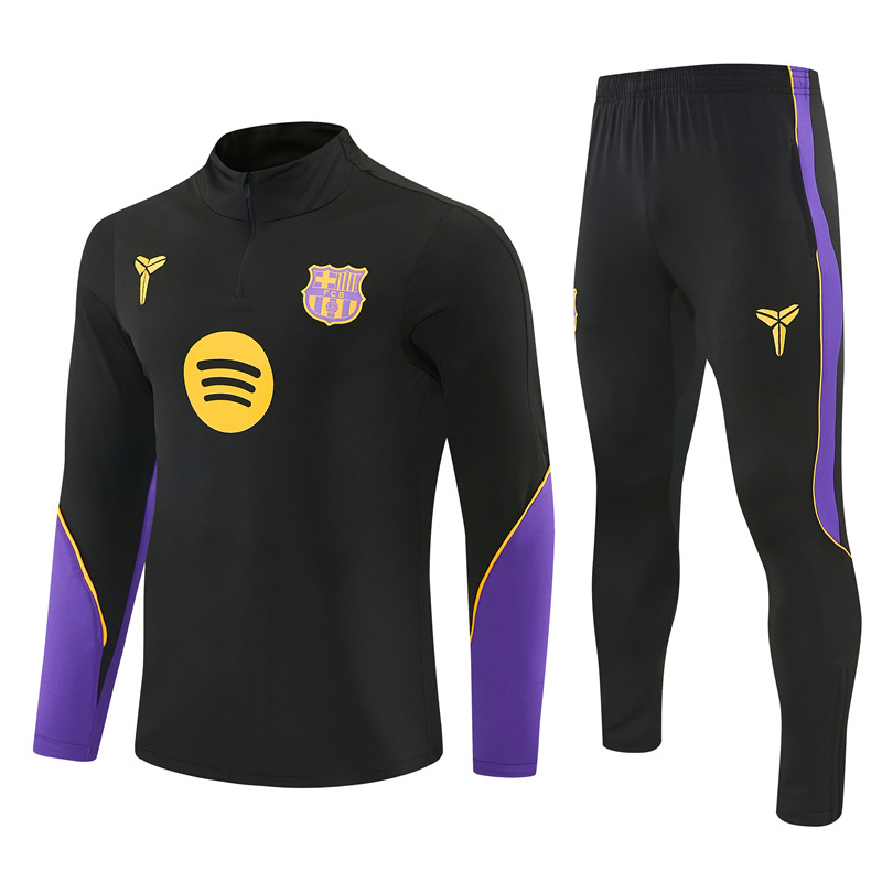 26/27 Barcelona Black Tracksuits