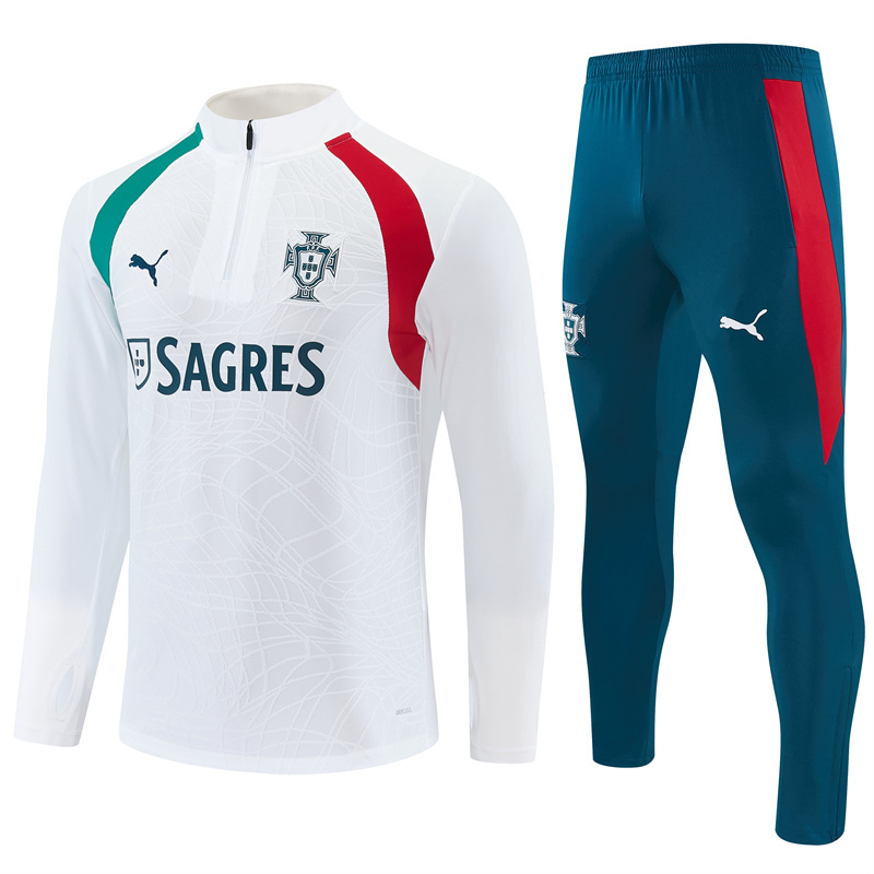 26/27 Portugal White Tracksuits