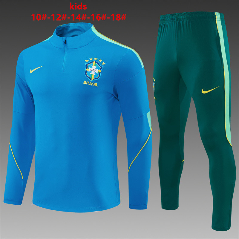 26/27 Brazil Wild Blue Tracksuits