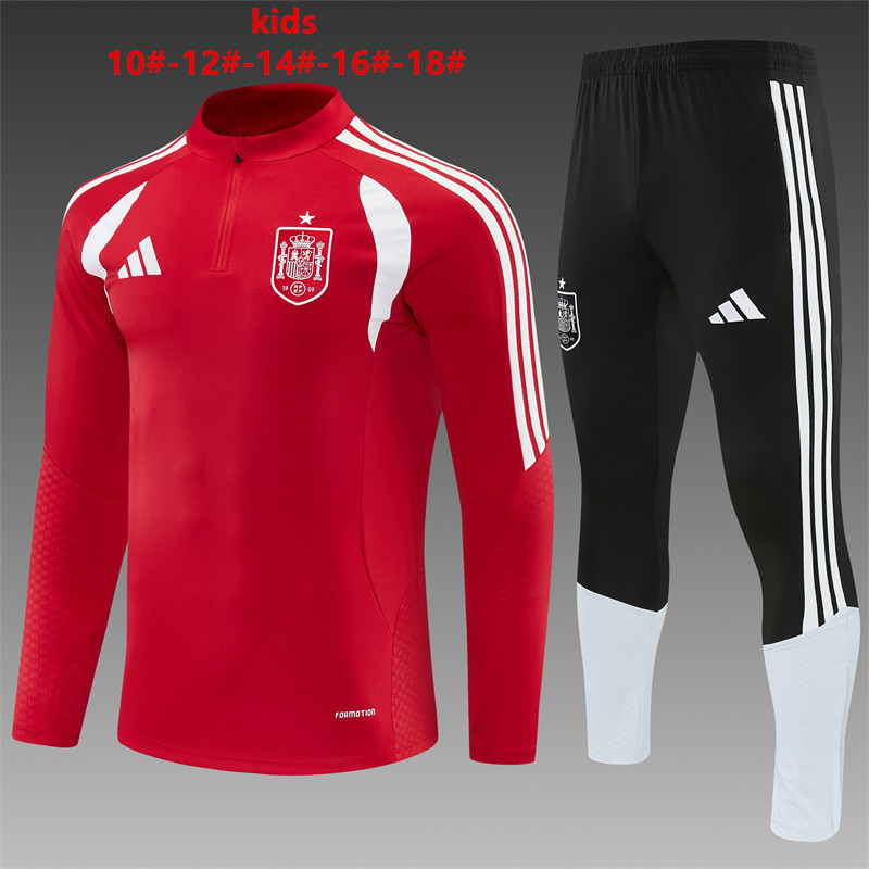 26/27 Spain Red and White Tracksuits