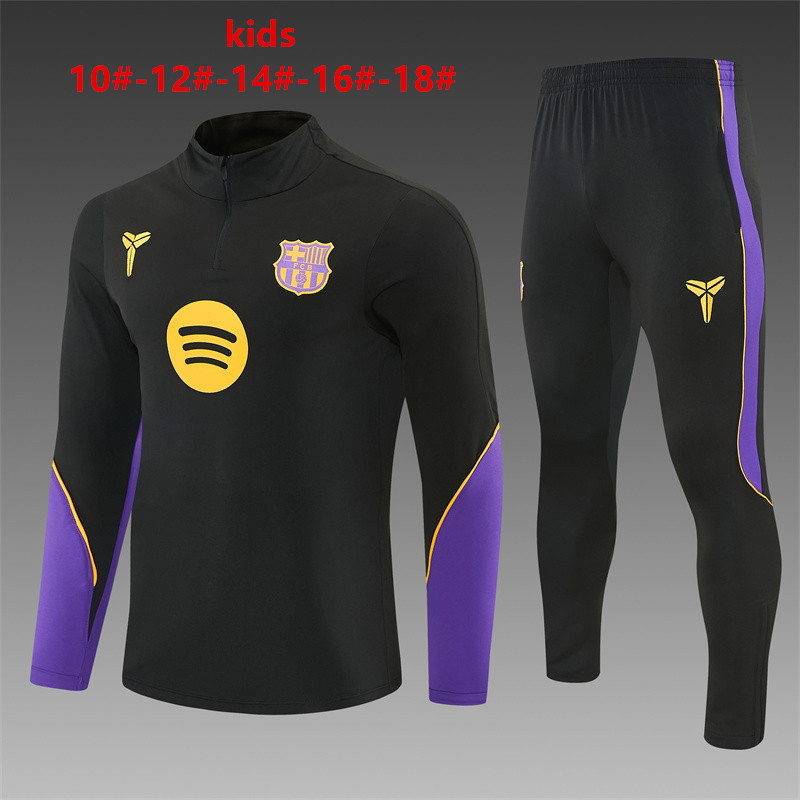 26/27 Barcelona Black Tracksuits