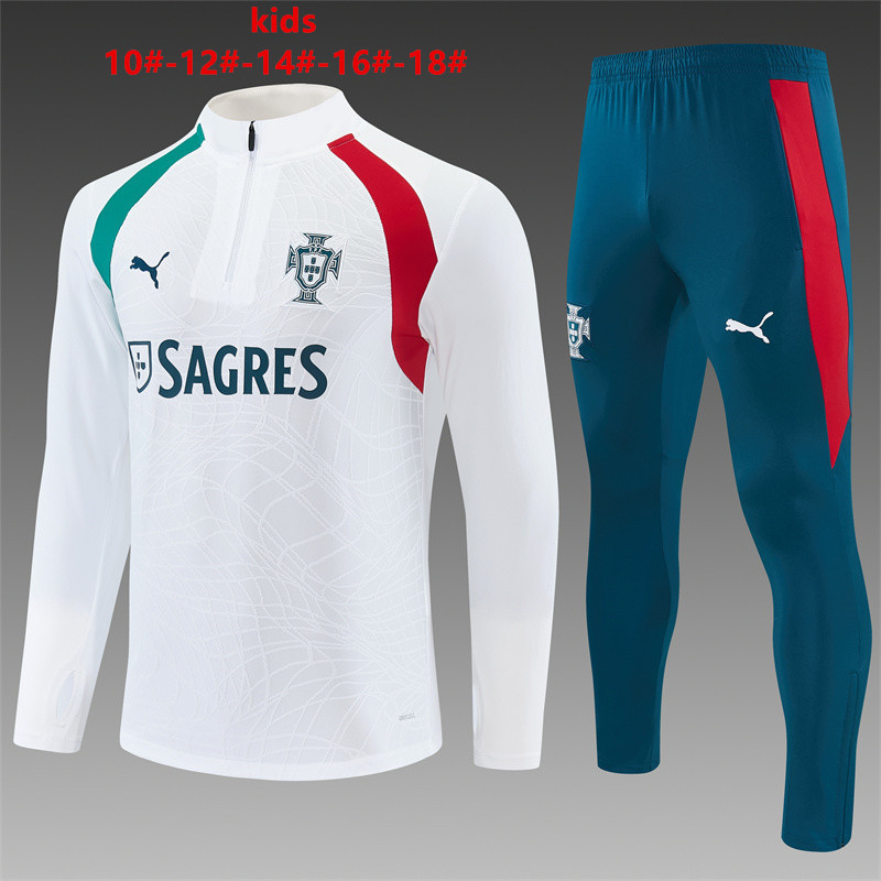 26/27 Portugal White Tracksuits