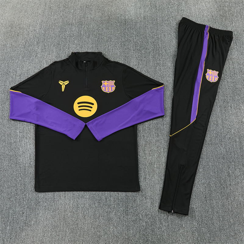 26/27 Barcelona Black Tracksuits