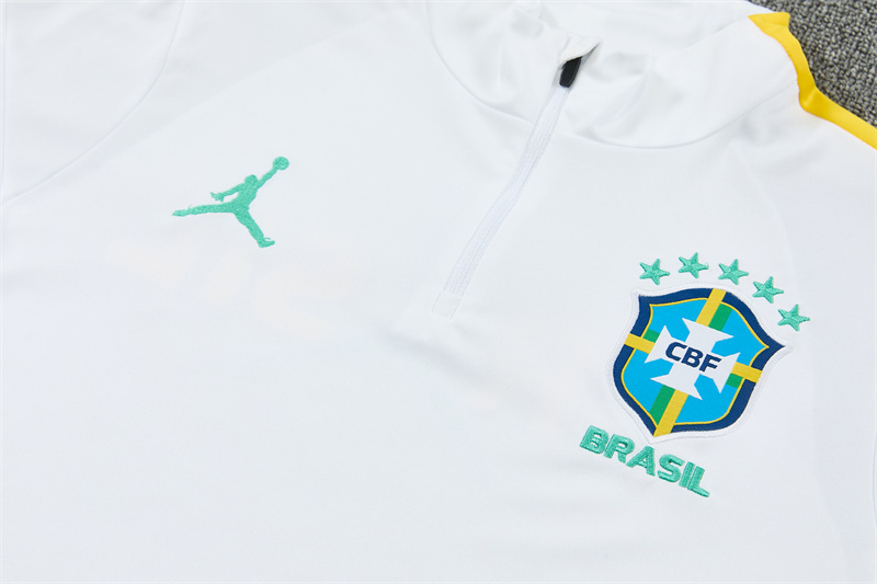 26/27 Jordan Brazil White Tracksuits
