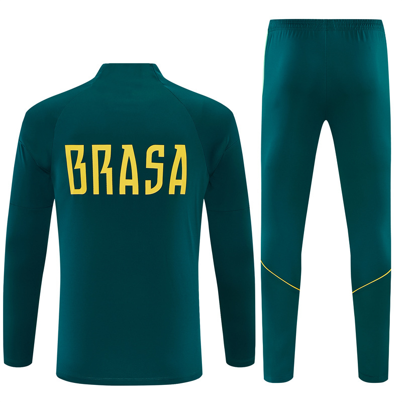 26/27 Brazil Dark Green Tracksuits