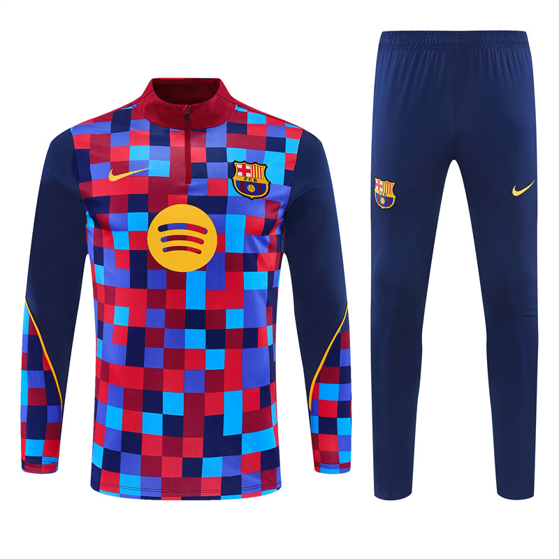 26/27 Barcelona Red and Blue Tracksuits