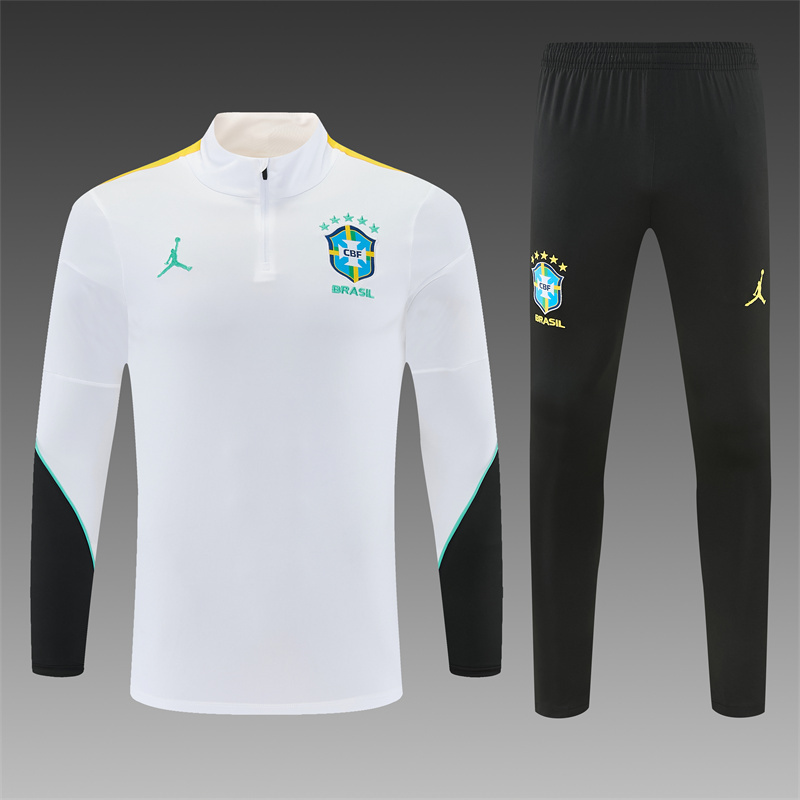 26/27 Jordan Brazil White Tracksuits