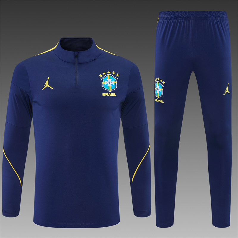 26/27 Jordan Brazil Royal Blue Tracksuits