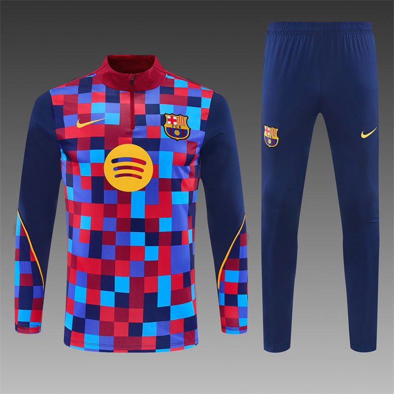 26/27 Barcelona Red and Blue Tracksuits