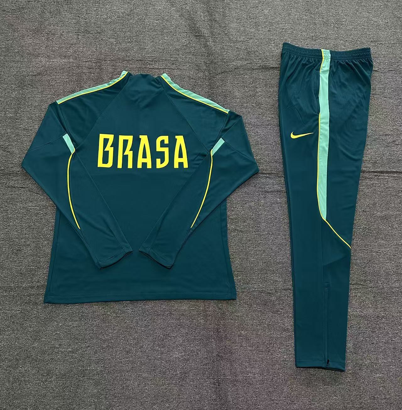 26/27 Brazil Dark Green Tracksuits