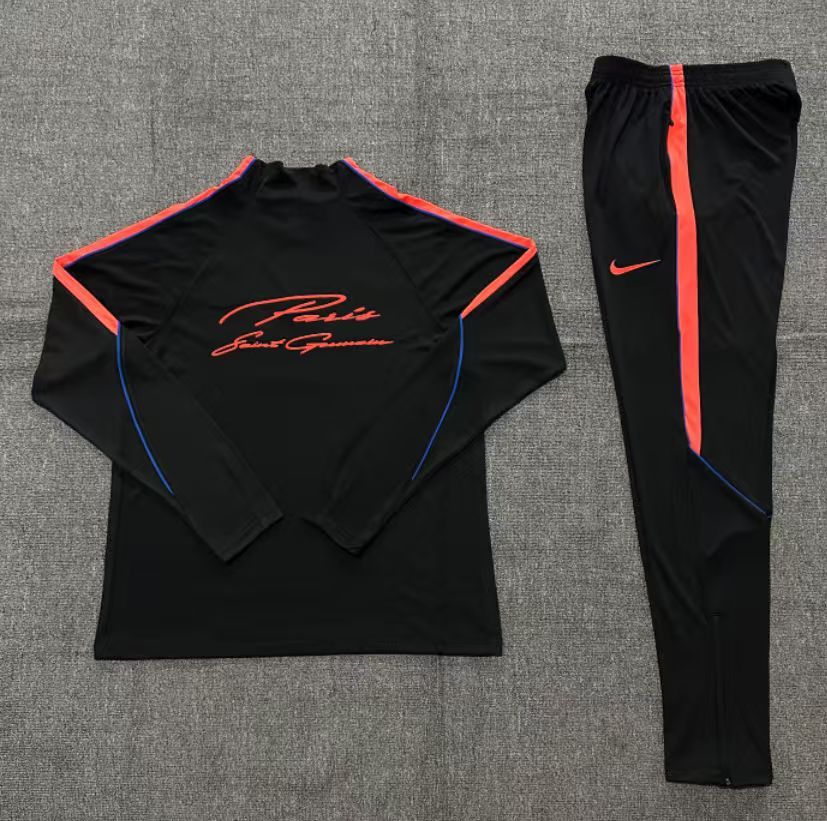 26/27 PSG Black Tracksuits PSG