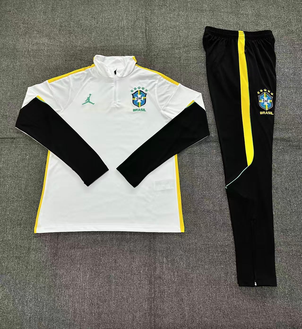 26/27 Jordan Brazil White Tracksuits