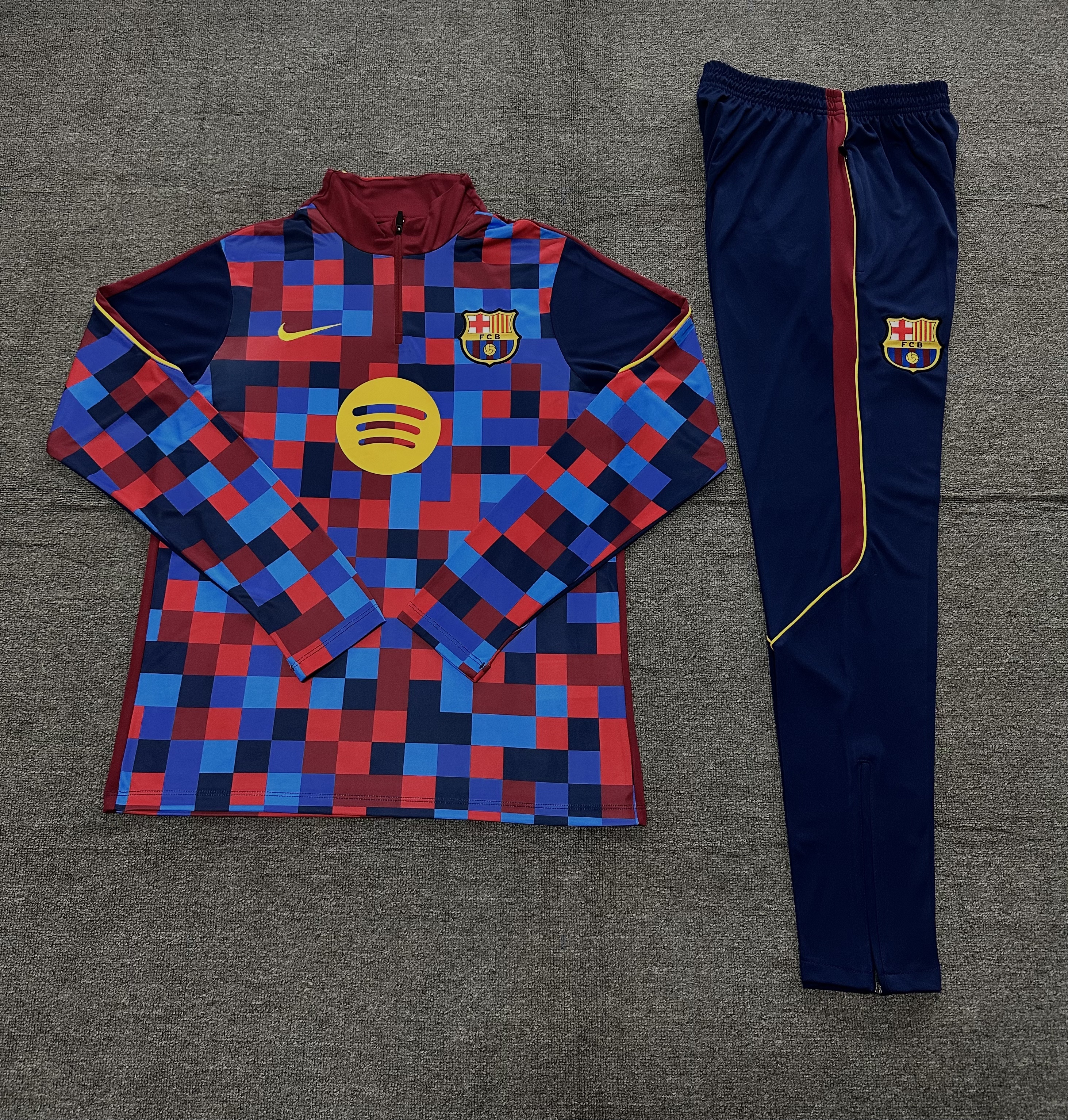 26/27 Barcelona Red and Blue Tracksuits