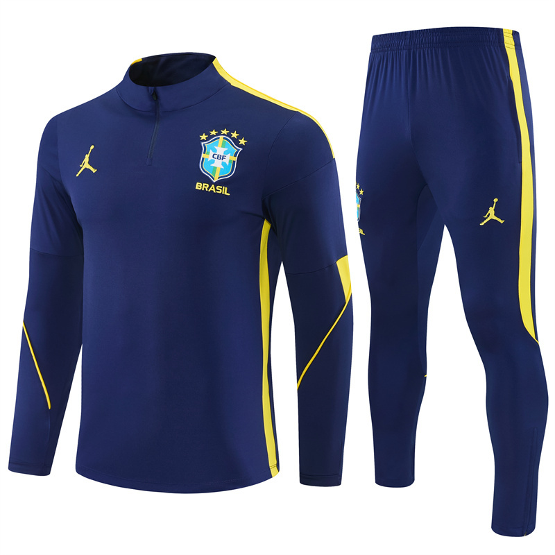 26/27 Jordan Brazil Royal Blue Tracksuits