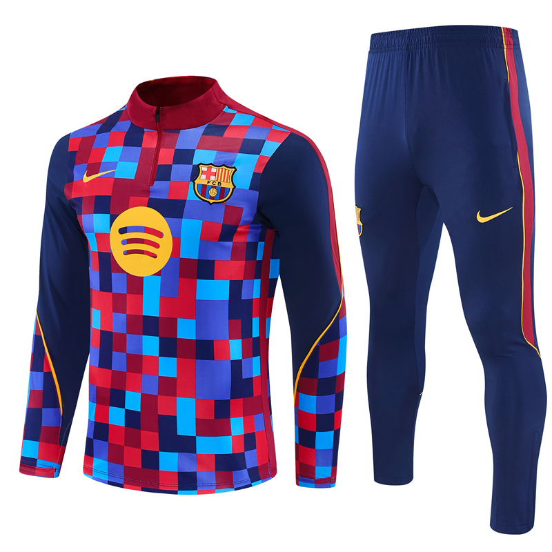 26/27 Barcelona Red and Blue Tracksuits