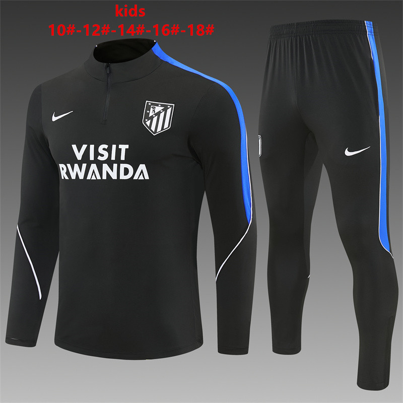 26/27 Atletico Madrid - Black Tracksuits