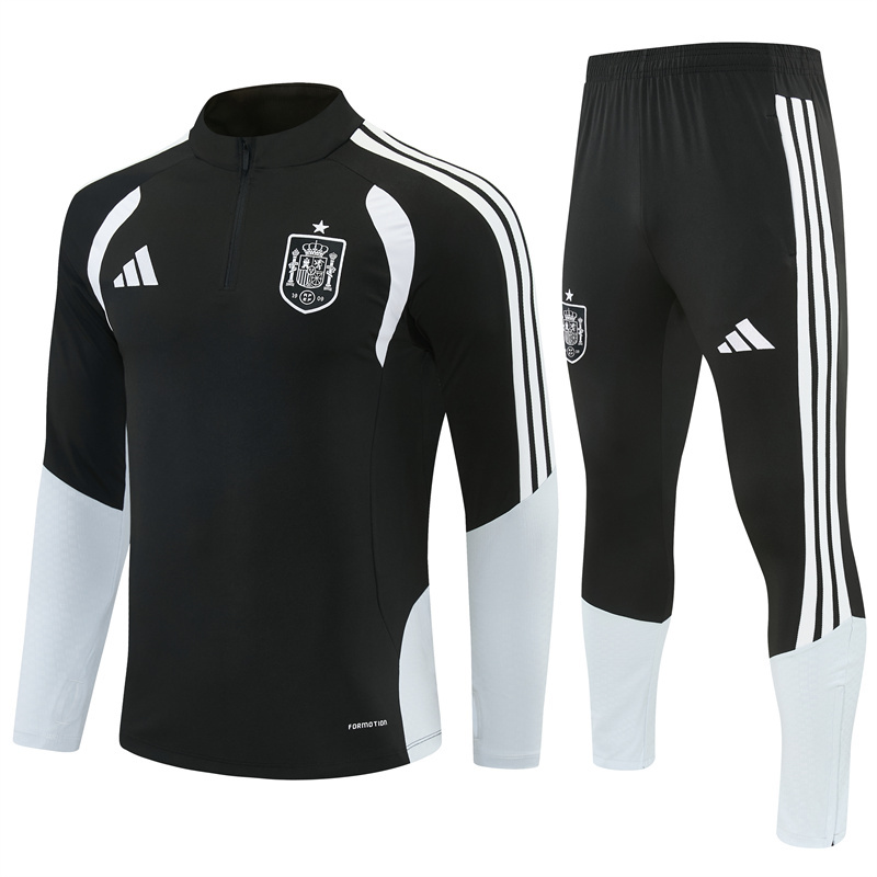 26/27 Spain Black Tracksuits