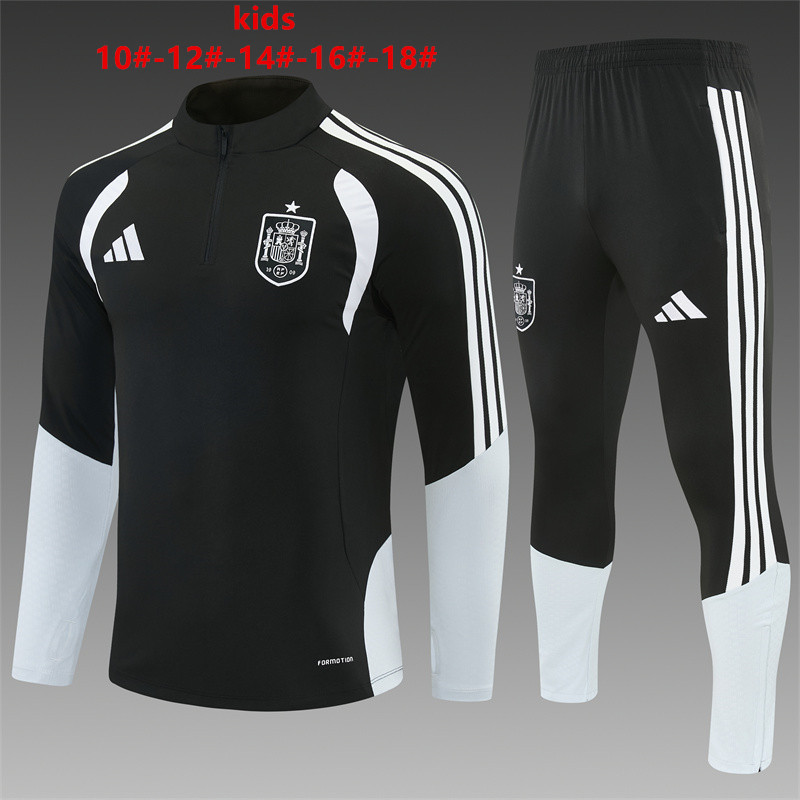 26/27 Spain Black Tracksuits