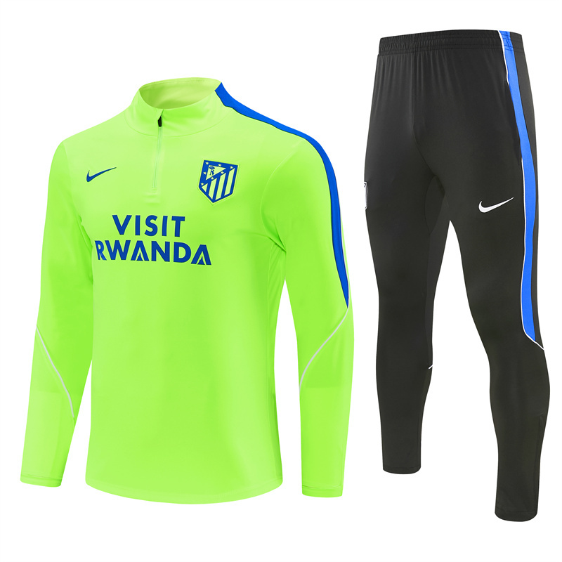 26/27 Atletico Madrid Fluorescent Green Tracksuits