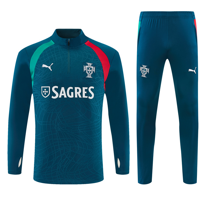 26/27 Portugal Dark Green Tracksuits