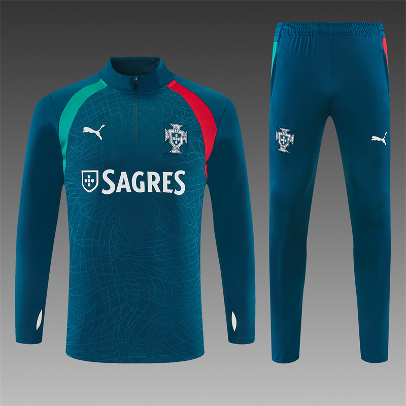 26/27 Portugal Dark Green Tracksuits