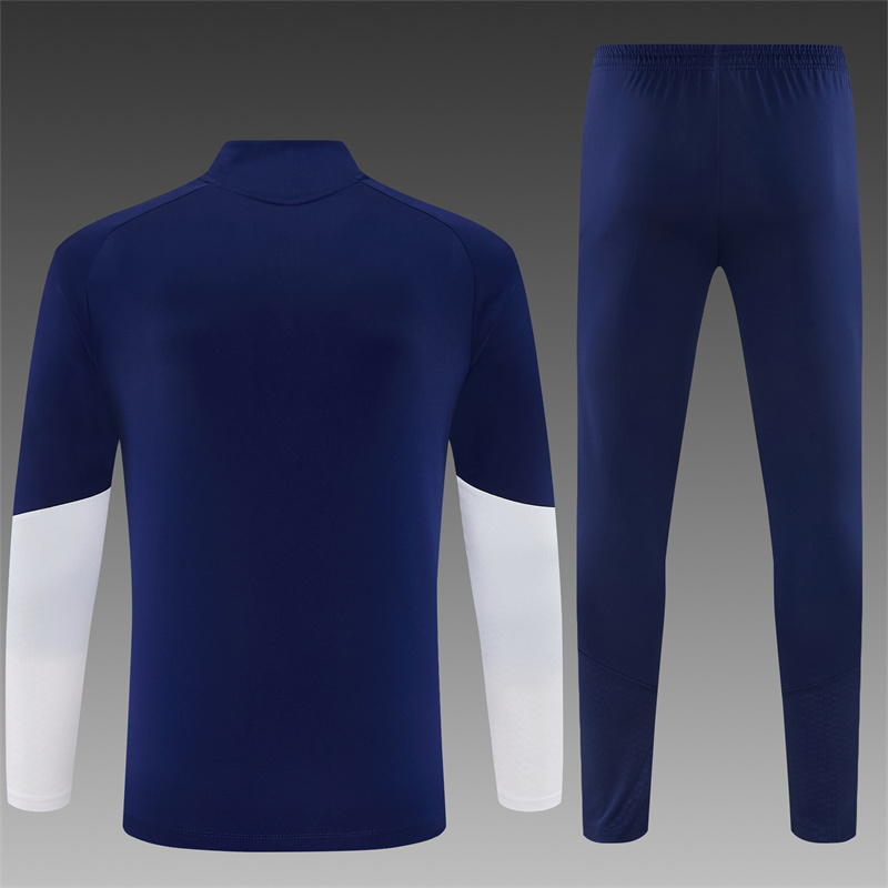 26/27 Real Madrid Royal Blue with Yellow Tracksuits