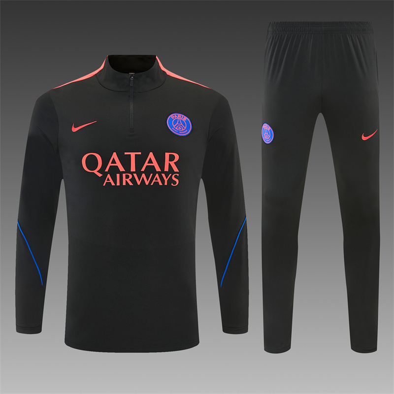 26/27 PSG Black Tracksuits PSG
