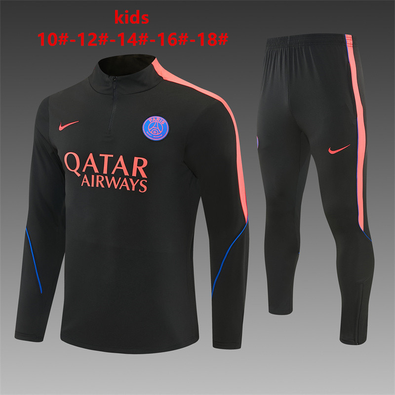 26/27 PSG Black Tracksuits PSG