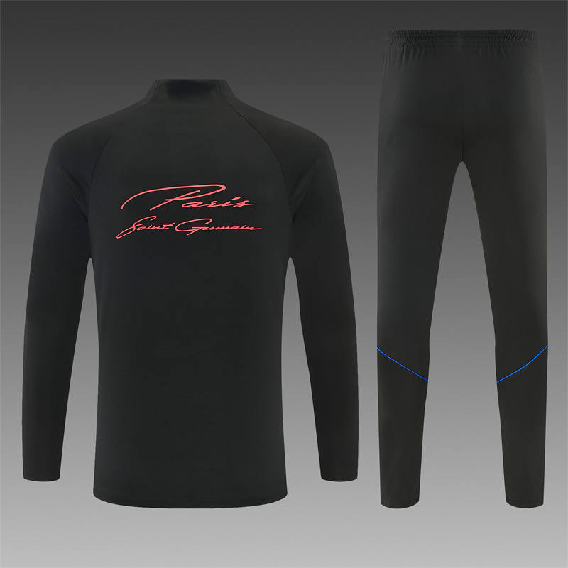26/27 PSG Black Tracksuits PSG
