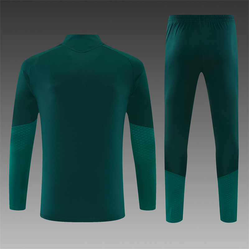 26/27 Real Madrid Dark Green with Fuchsia Tracksuits