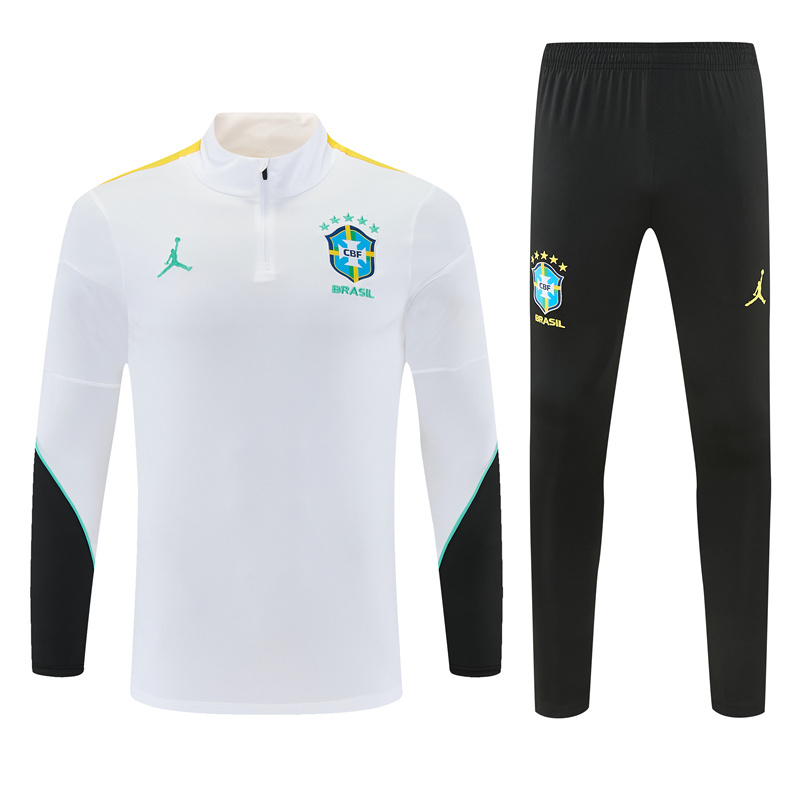 26/27 Jordan Brazil White Tracksuits
