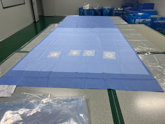 Disposable Surgical Angiography Drape Pack for Hospital