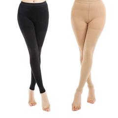 Nylon and Spandex Graduated Medical Compression Stockings Men Women Sports Socks