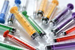 Disposable colored Control Syringes