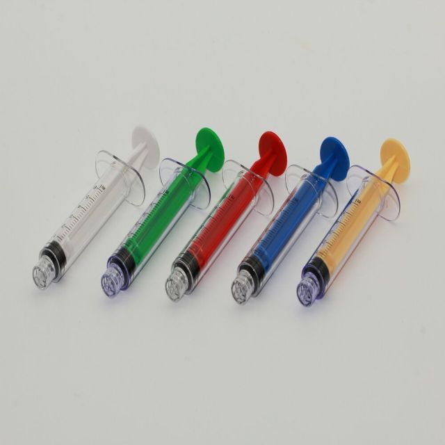 Disposable colored Control Syringes