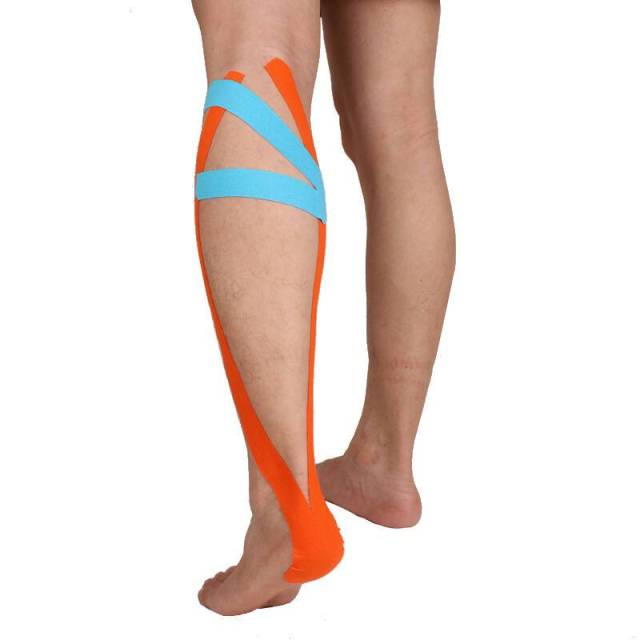 Sports coloured Kintape Waterproof Cotton Elastic Sports Kinesiology Muscle Tape Kinesiology Tape