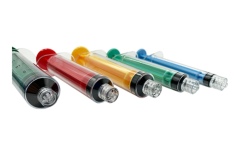 Disposable Angiographic Colored PC Syringe for Medical Consumables