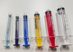 Disposable Angiographic Colored PC Syringe for Medical Consumables
