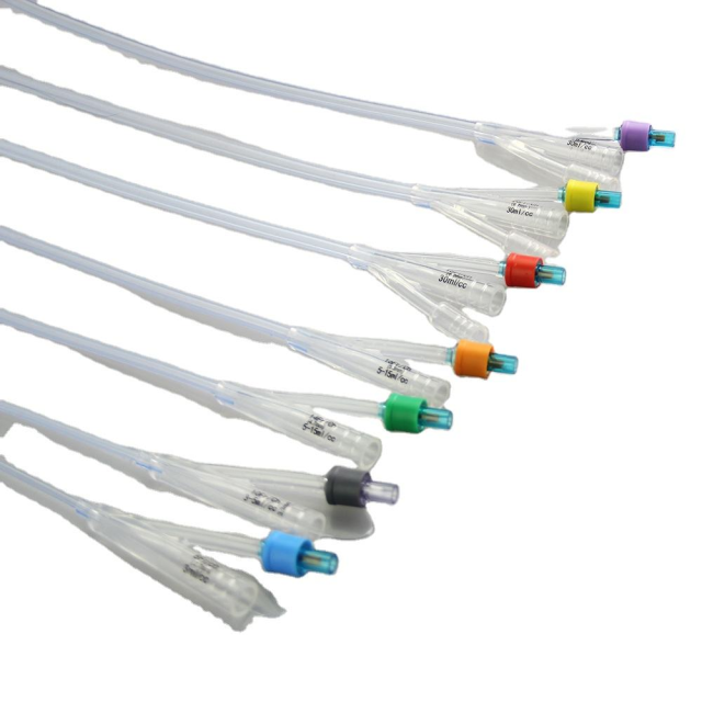 Three-Way Silicone Foley Catheter