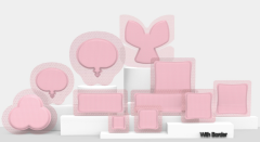 Silicone foam dressing