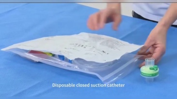 Disposable closed suction catheter
