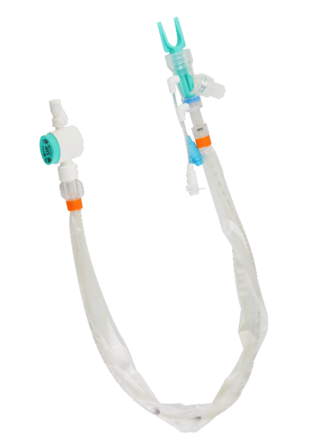 Disposable closed suction catheter