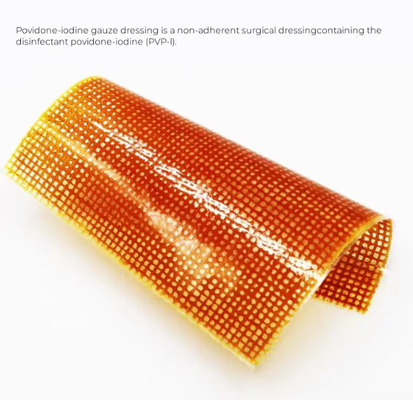 Povidone lodine Gauze Dressing