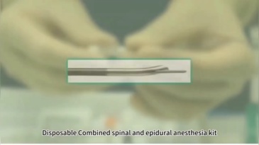 Combined spinal and epidural anesthesia kit