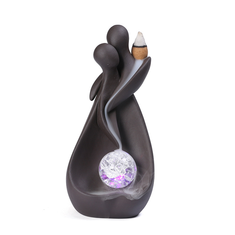 Lover Incense Burner, Waterfall Backflow Incense Holder