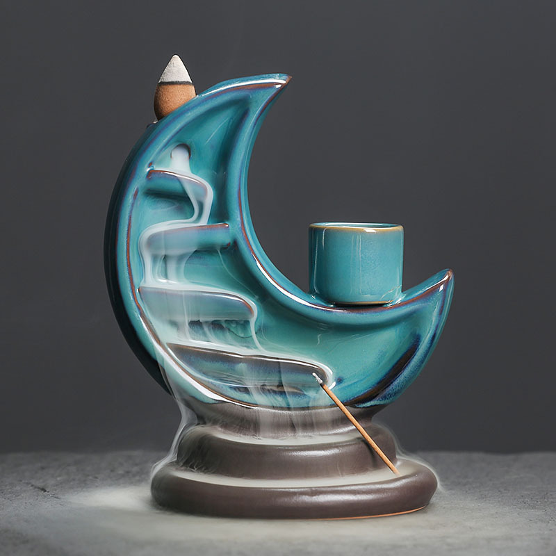 New Moon Backflow Incense Holder
